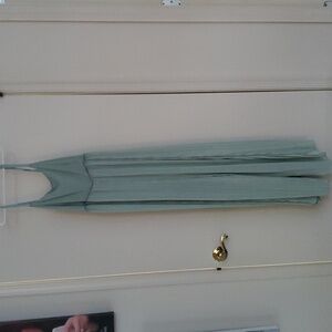 Anthropologie sage green (small R) jumpsuit adjust straps vintage look